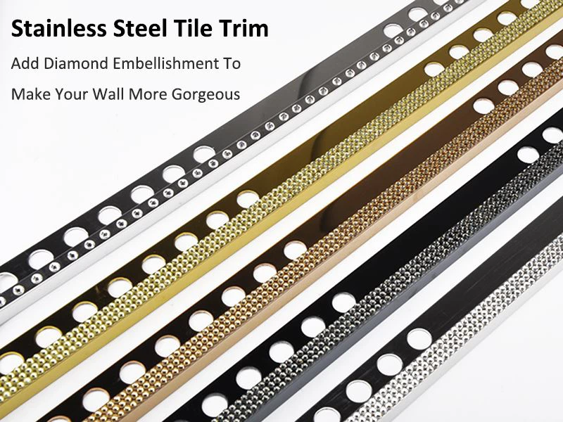3 decorative metal edge trim