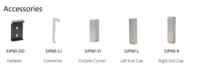 6. Stainless steel skirting accessories