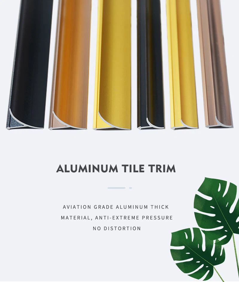 2. aluminium skirting in bathroom
