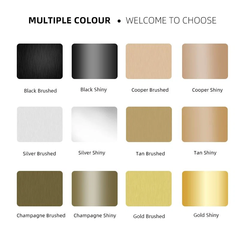 7. aluminium skirting color