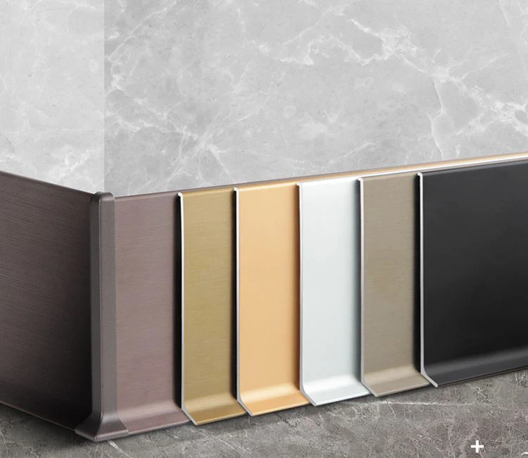 1. aluminium skirting 100mm