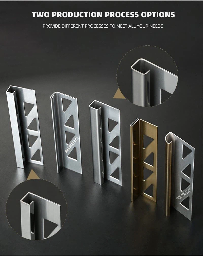 7. metal edges for tile