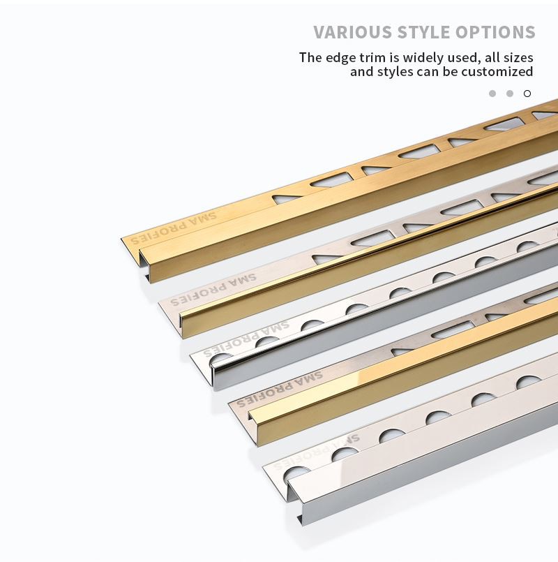 6. stainless steel angle trim