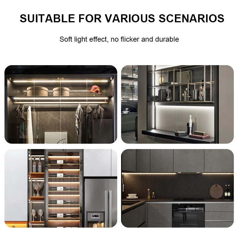 8. led strip in aluminium profile