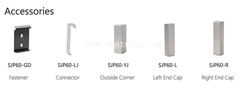 6. Stainless steel skirting accessories
