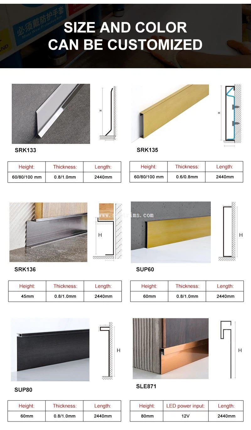 skirting in flooring
