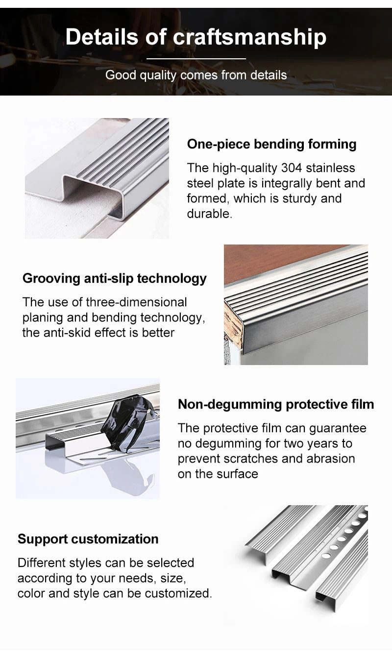 outdoor stair step edging strips