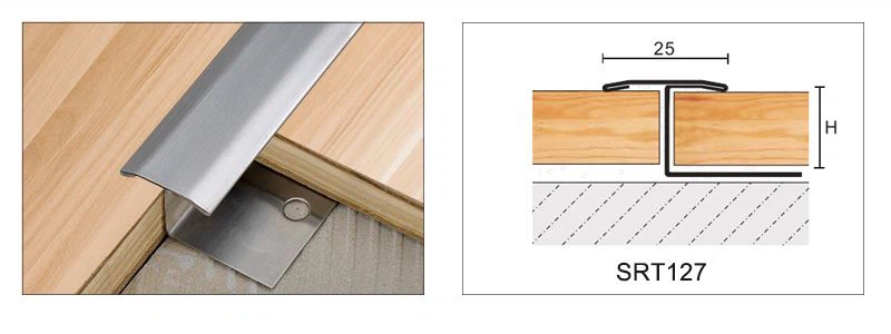 metal transition profile for tile