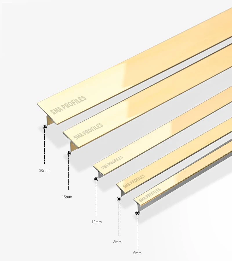 3.stainless steel tile trim 6mm