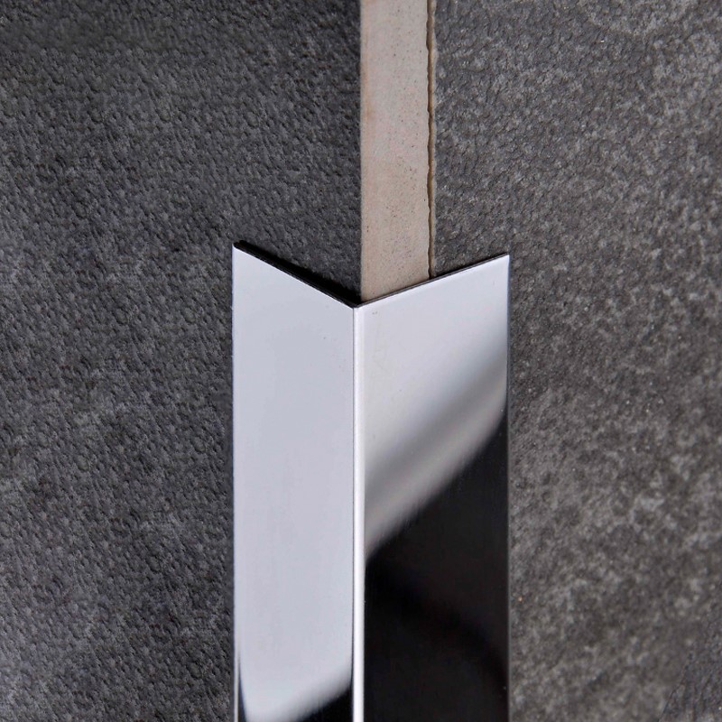 silver L shape tile trim silver L shape tile trim
