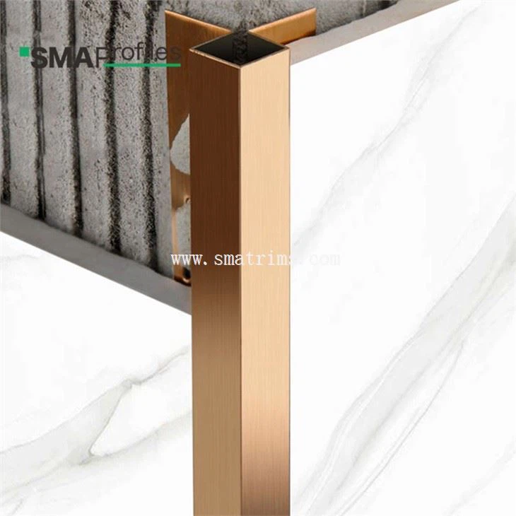 stainless steel counter edge trim