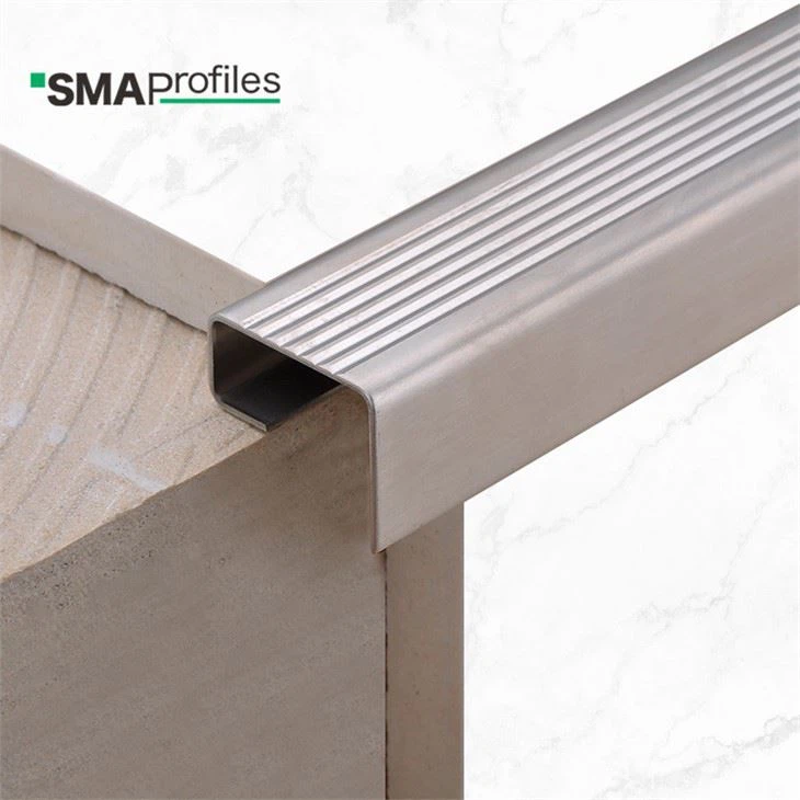 OEM Aluminium Factory-Aluminum Strip-Tile Floor Edge Trim Profile