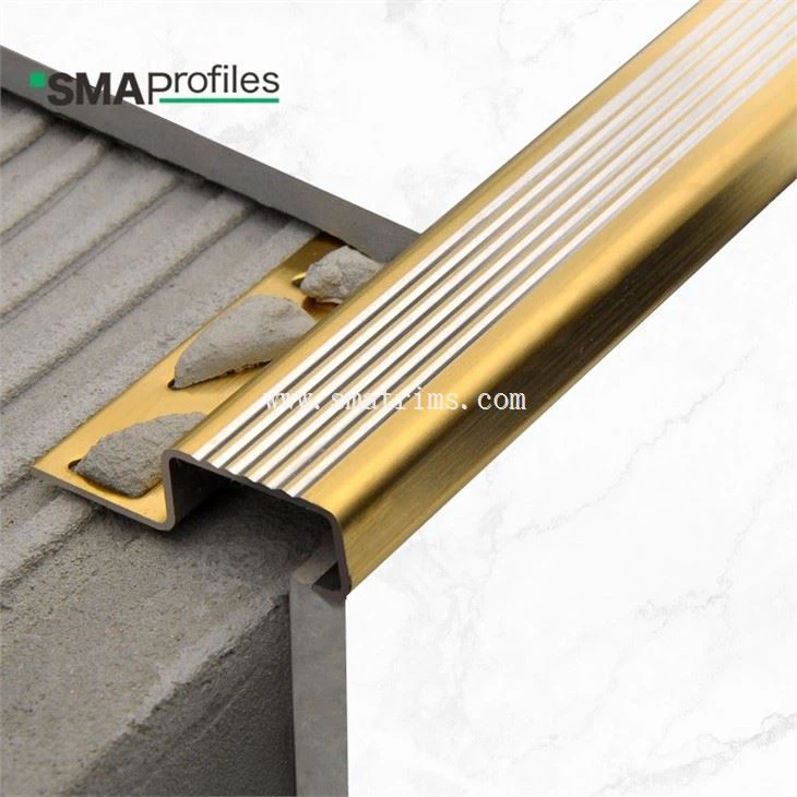 stainless steel anti slip stair nosing