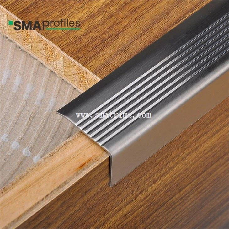 stainless stair nosing for angle step