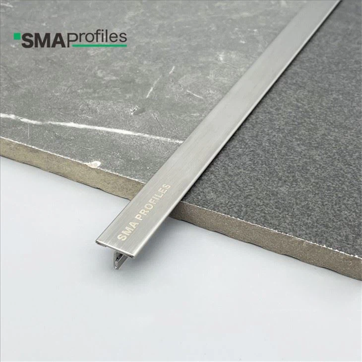 Stainless Steel 304 T Shape Floor Transition Strip Glossy Finish