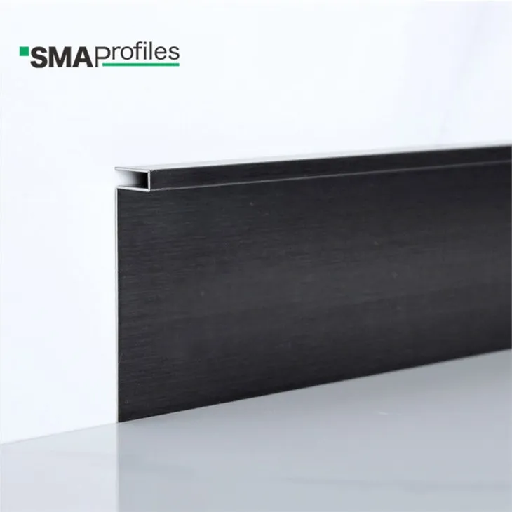 Stainless Black Modern Skirting Boards