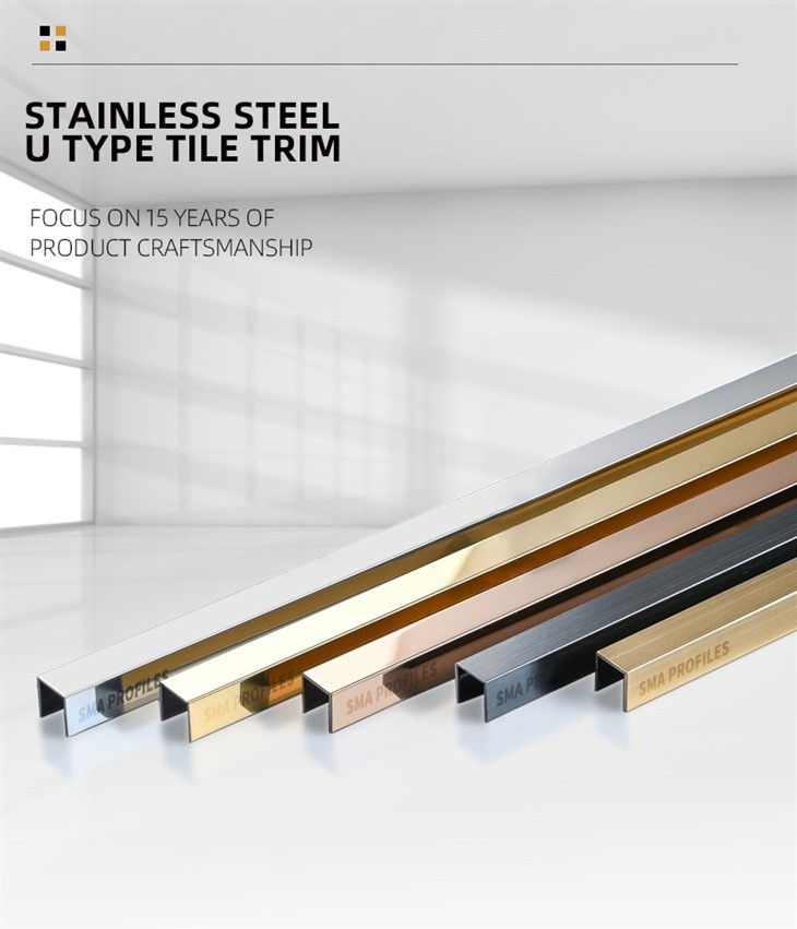 Top Quality Stainless Steel 304 U-shaped Trim