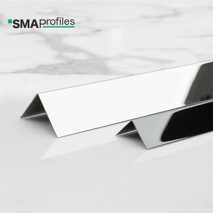 L Shape Stainless Steel Tile Trim For Interior Decoration
