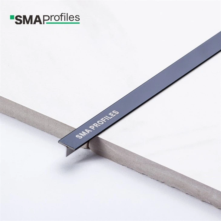 Stainless Steel T Shape Tile Trim For Floor Decoration